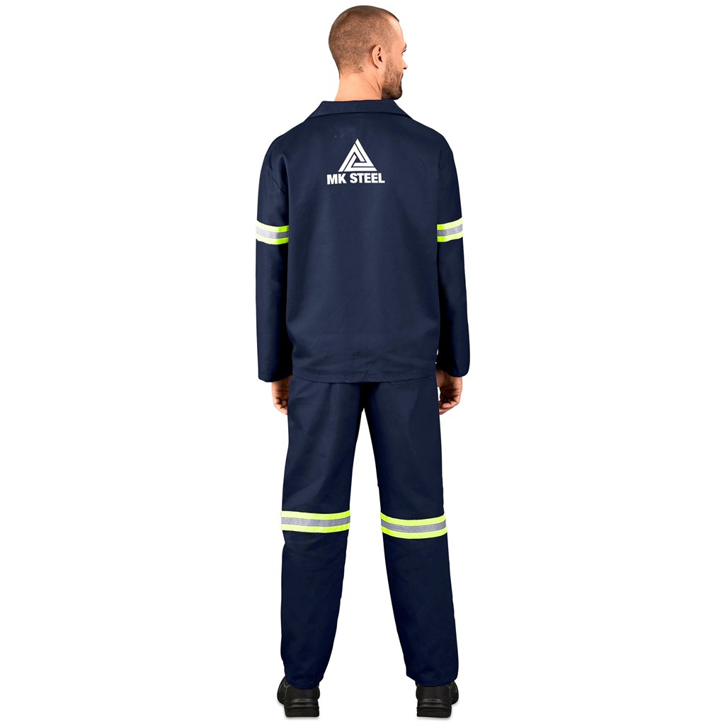 Technician 100% Cotton Conti Suit - Reflective Arms & Legs - Yellow Tape - Image 7