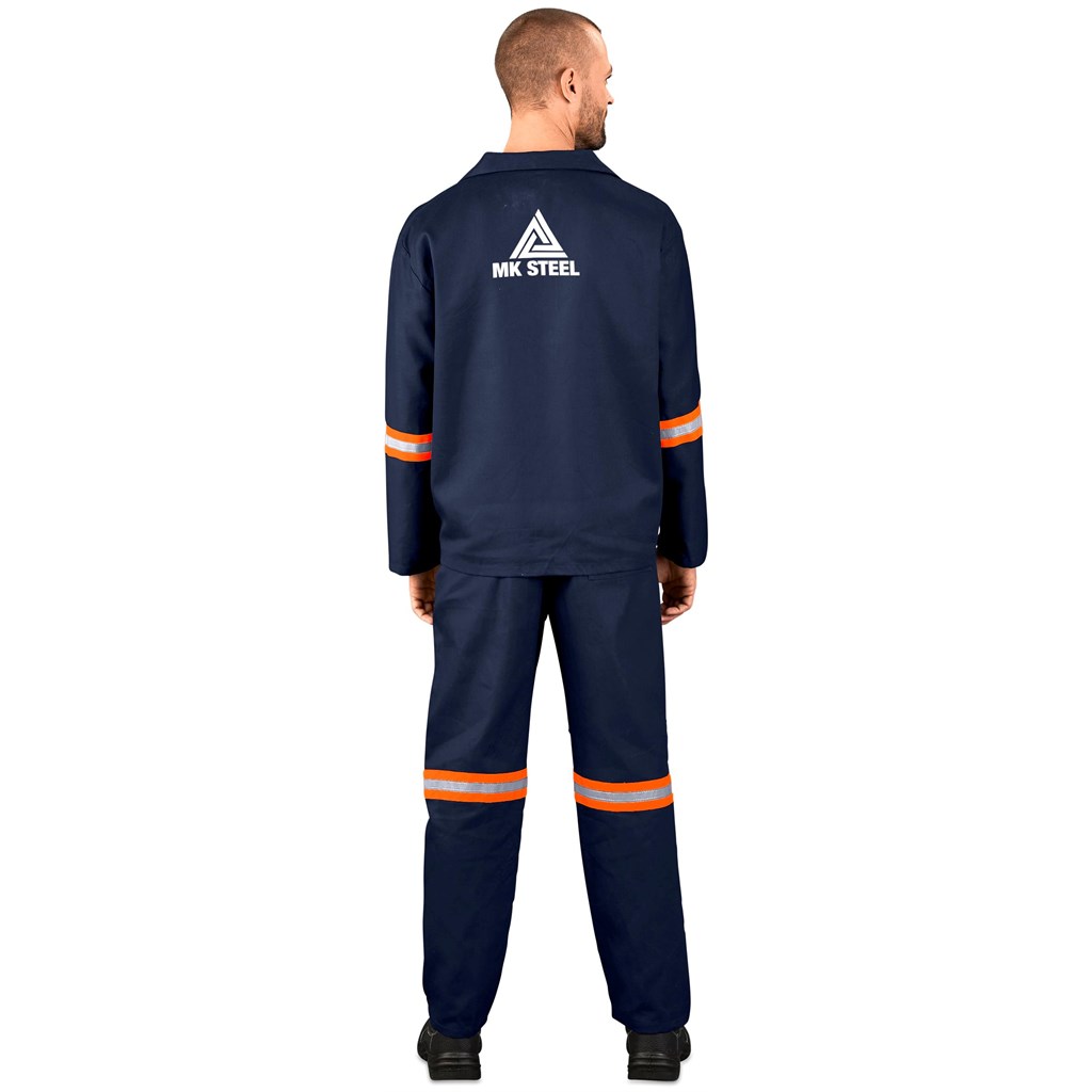 Technician 100% Cotton Conti Suit - Reflective Arms & Legs - Orange Tape - Image 5