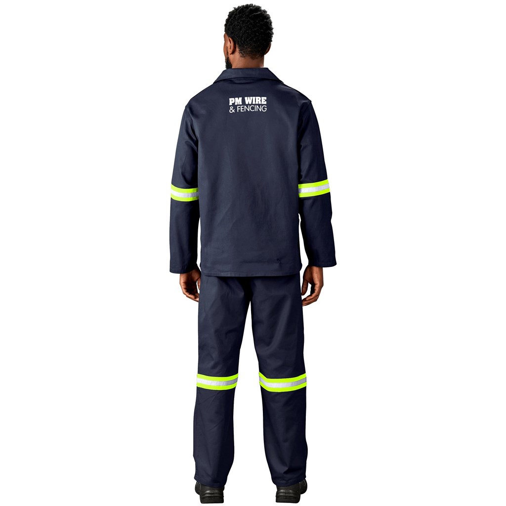 Artisan Premium 100% Cotton Jacket - Reflective Arms - Yellow Tape - Image 11