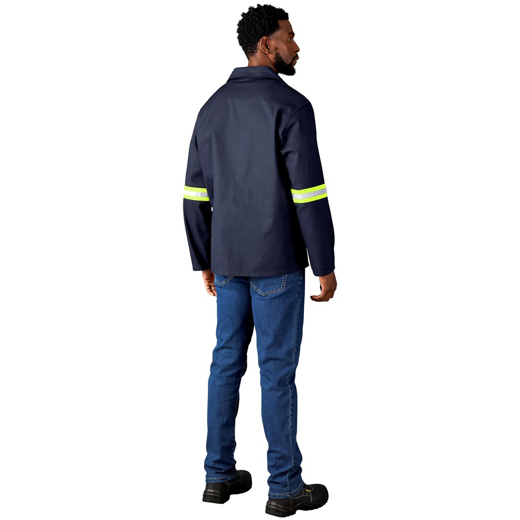 Artisan Premium 100% Cotton Jacket - Reflective Arms - Yellow Tape - Image 18