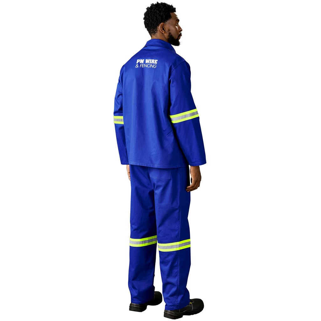 Artisan Premium 100% Cotton Jacket - Reflective Arms - Yellow Tape - Image 28