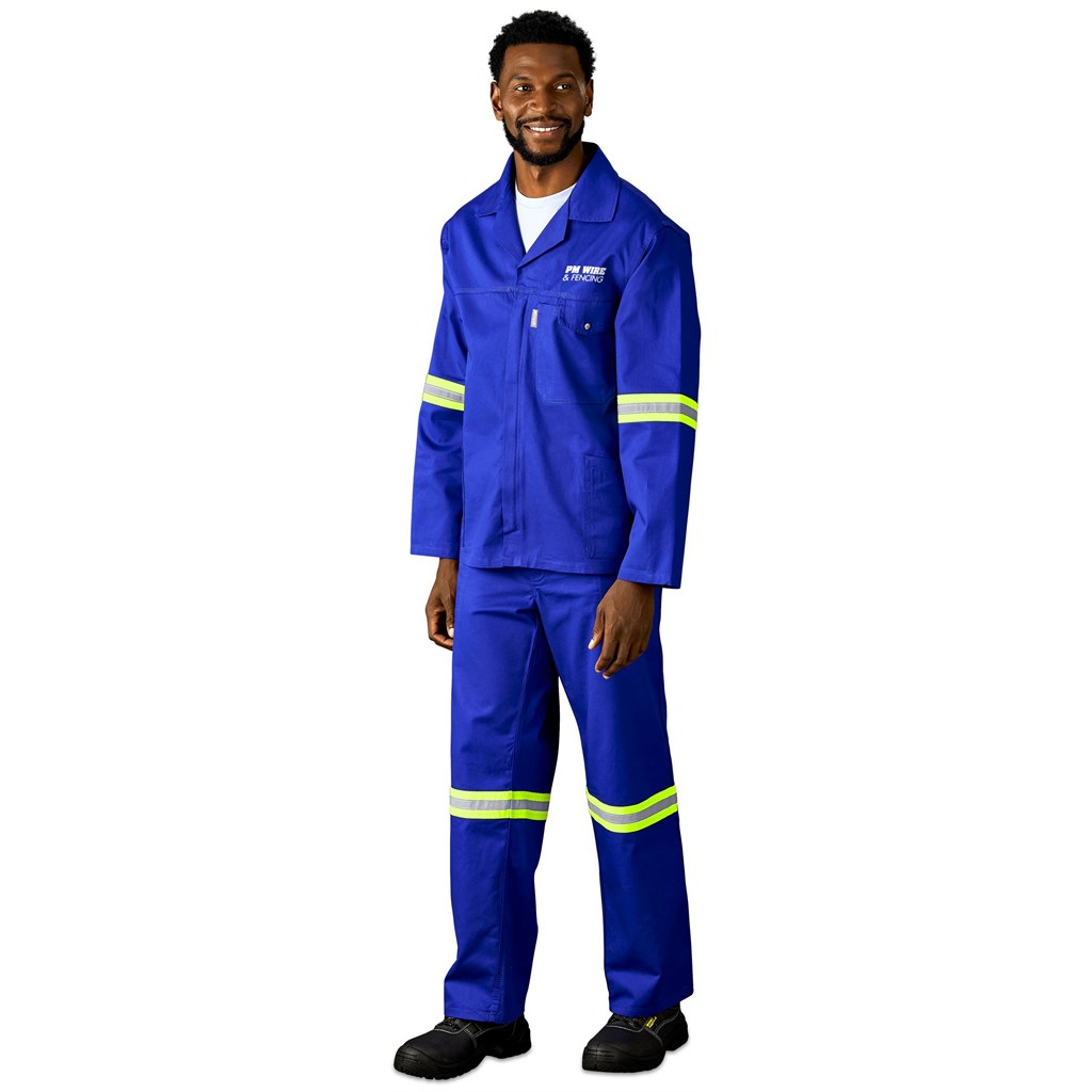Artisan Premium 100% Cotton Pants - Reflective Legs - Yellow Tape - Image 11