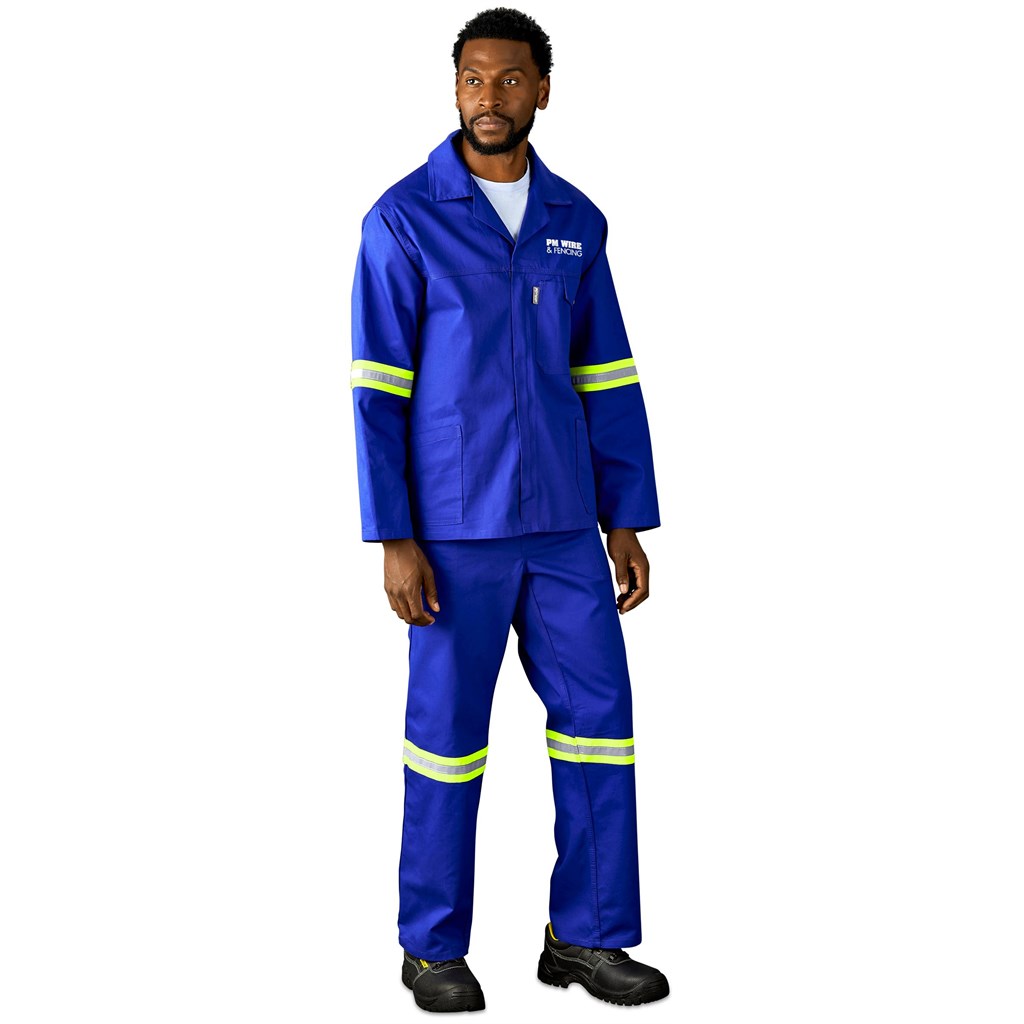 Artisan Premium 100% Cotton Pants - Reflective Legs - Yellow Tape - Image 13