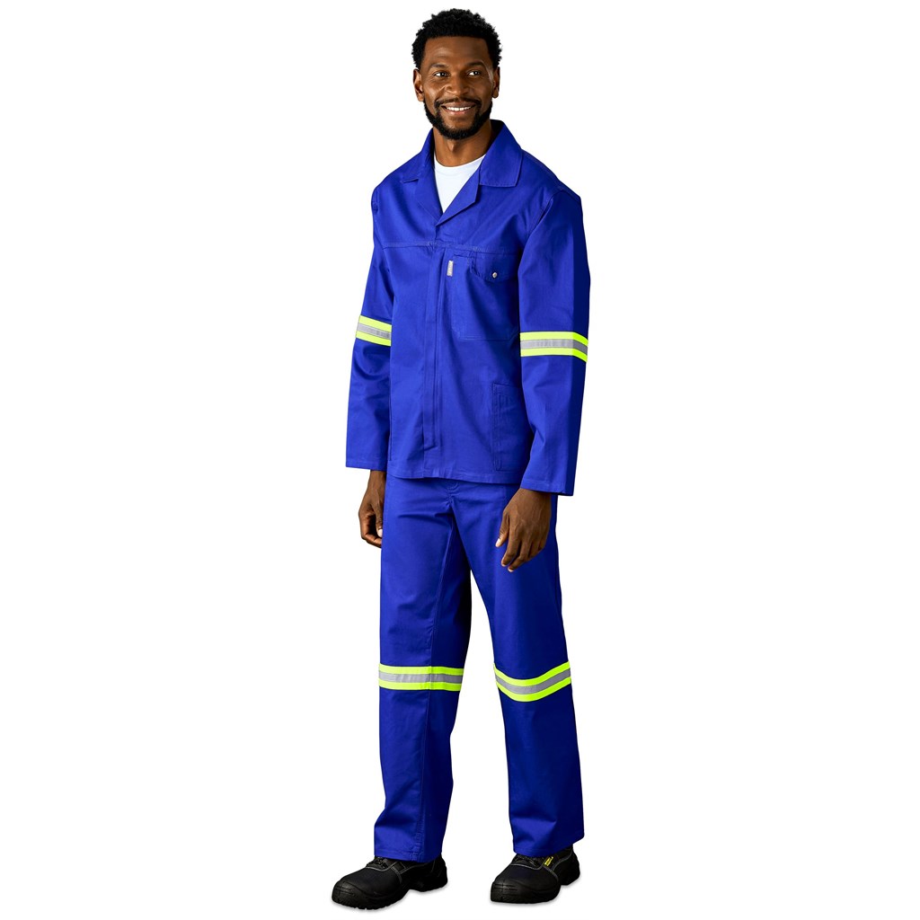 Artisan Premium 100% Cotton Pants - Reflective Legs - Yellow Tape - Image 6