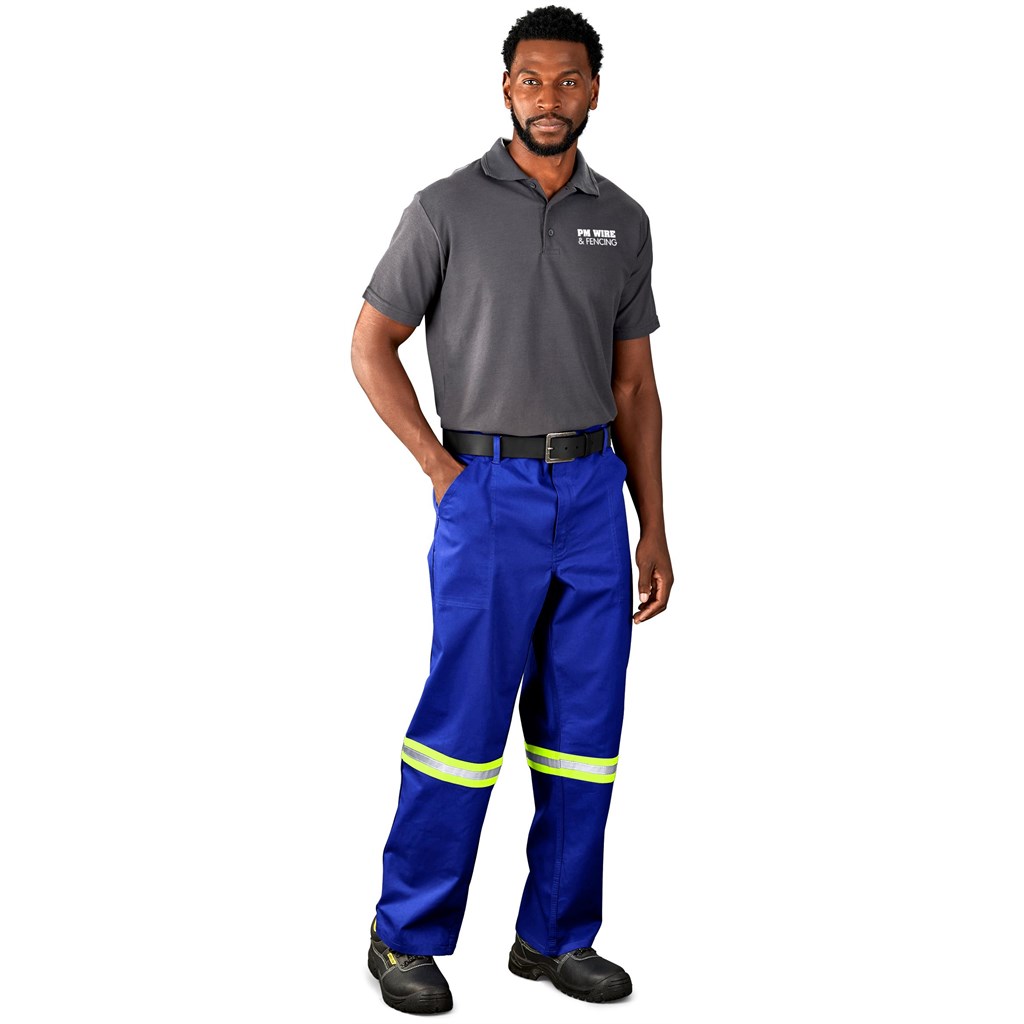 Artisan Premium 100% Cotton Pants - Reflective Legs - Yellow Tape - Image 15