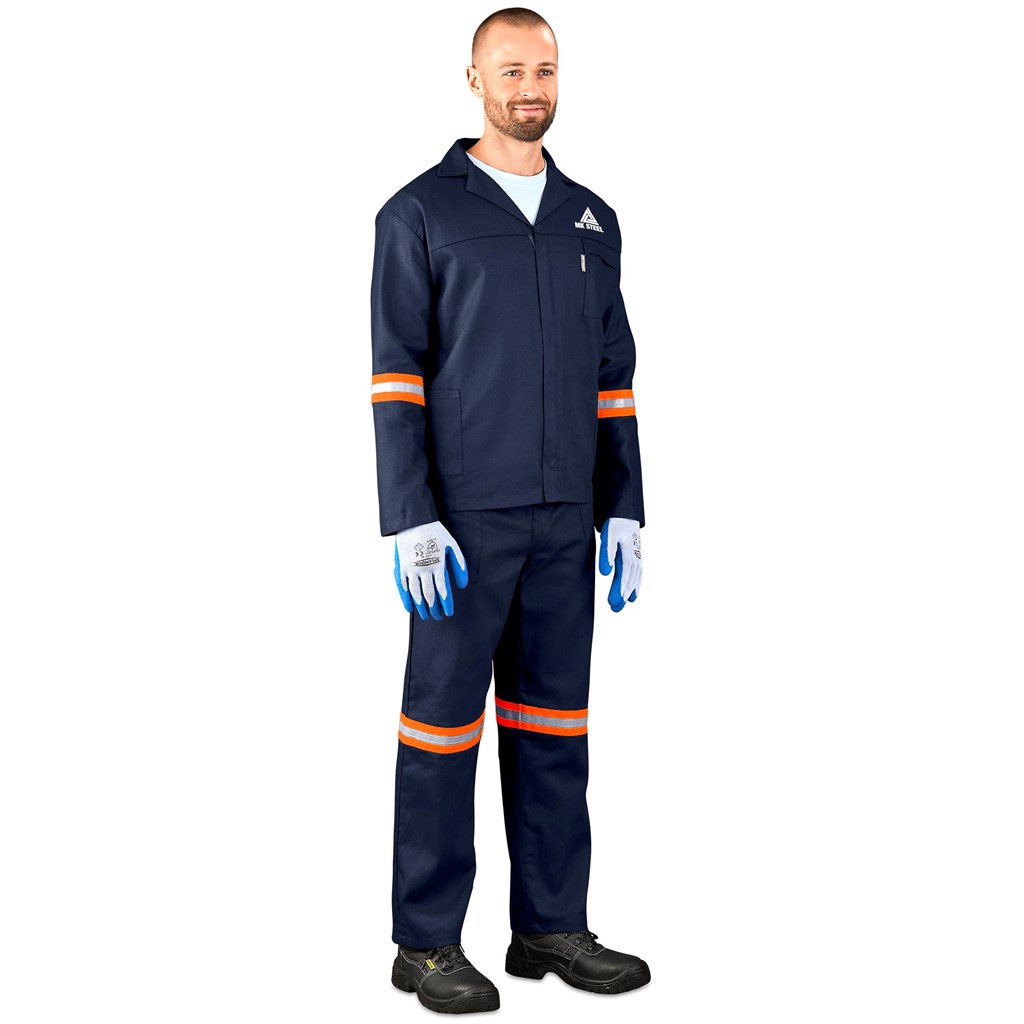 Technician 100% Cotton Conti Suit - Reflective Arms & Legs - Orange Tape - Image 20