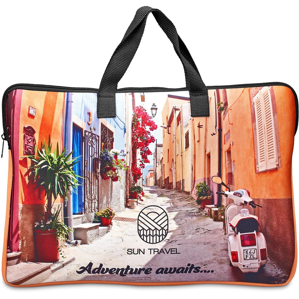 Pre-Production Sample Hoppla Cloud Neoprene Laptop Sleeve with Handles – 15 -16 inch - Image 2