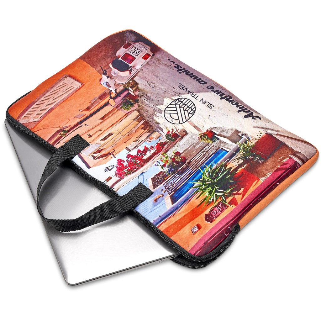 Pre-Production Sample Hoppla Cloud Neoprene Laptop Sleeve with Handles – 15 -16 inch - Image 12