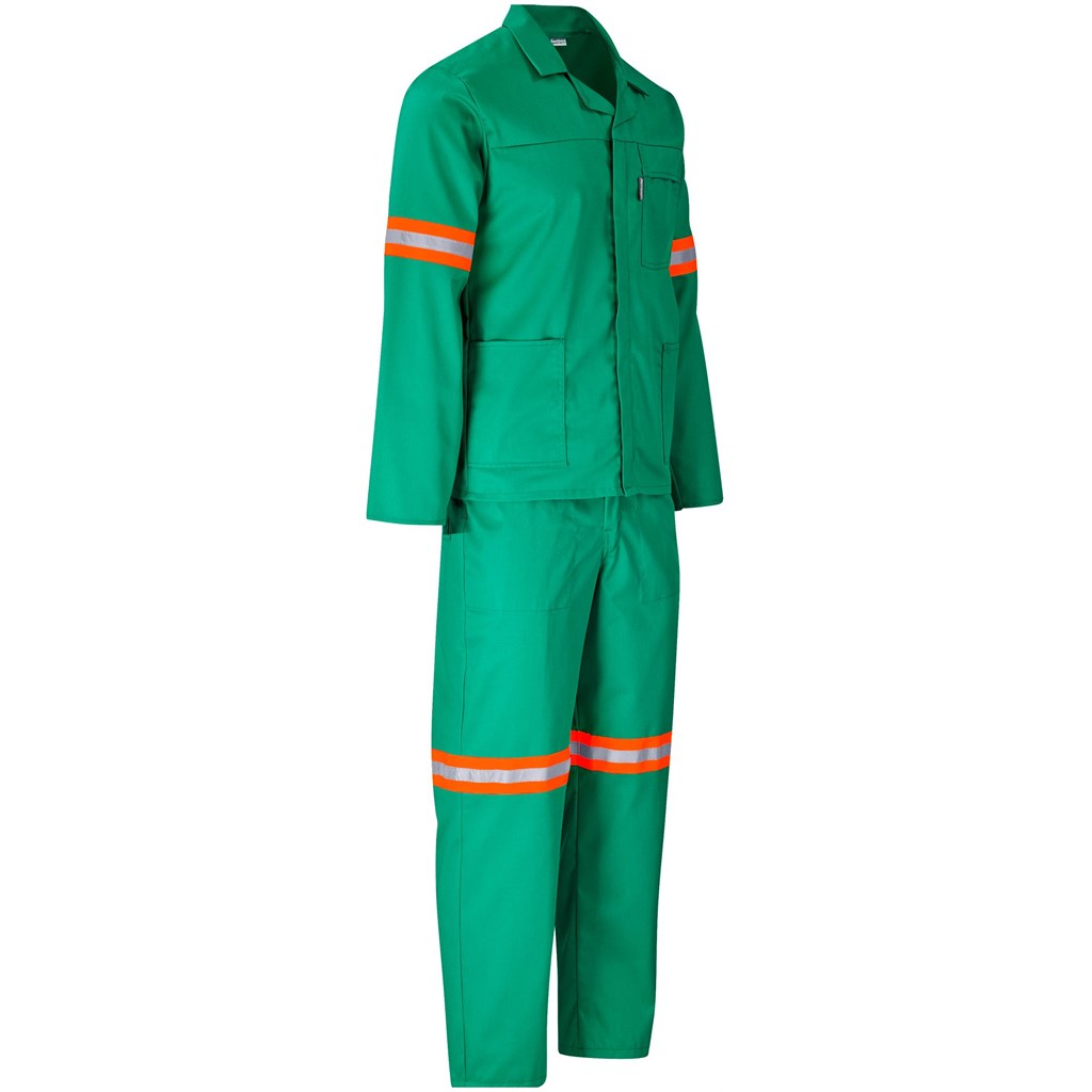 Trade Polycotton Conti - Suit Reflective Arms, Legs & Back - Orange Tape - Image 18
