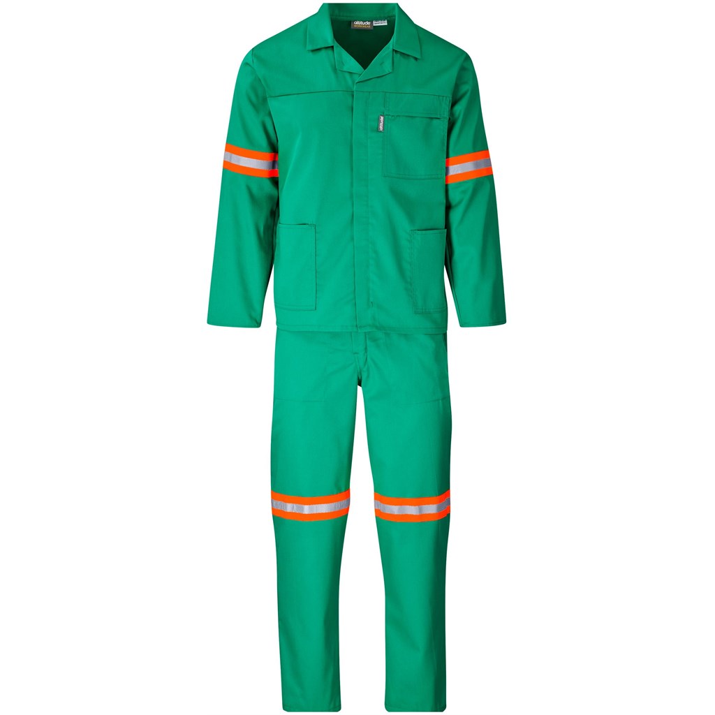 Trade Polycotton Conti - Suit Reflective Arms, Legs & Back - Orange Tape - Image 13