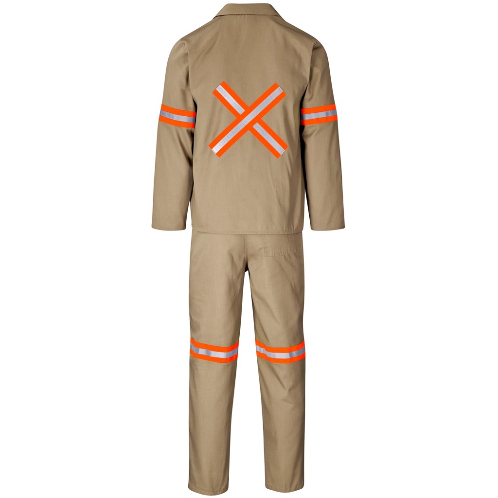 Trade Polycotton Conti - Suit Reflective Arms, Legs & Back - Orange Tape - Image 26