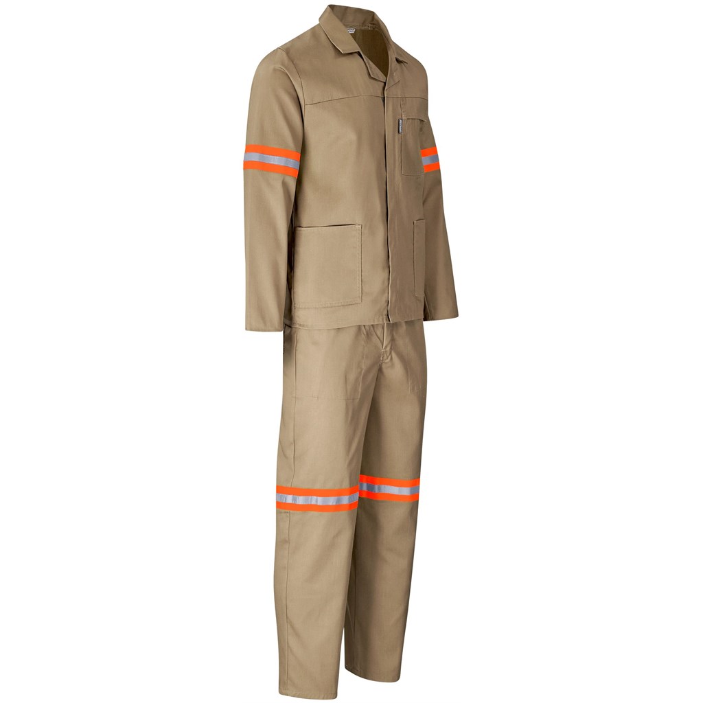 Trade Polycotton Conti - Suit Reflective Arms, Legs & Back - Orange Tape - Image 27
