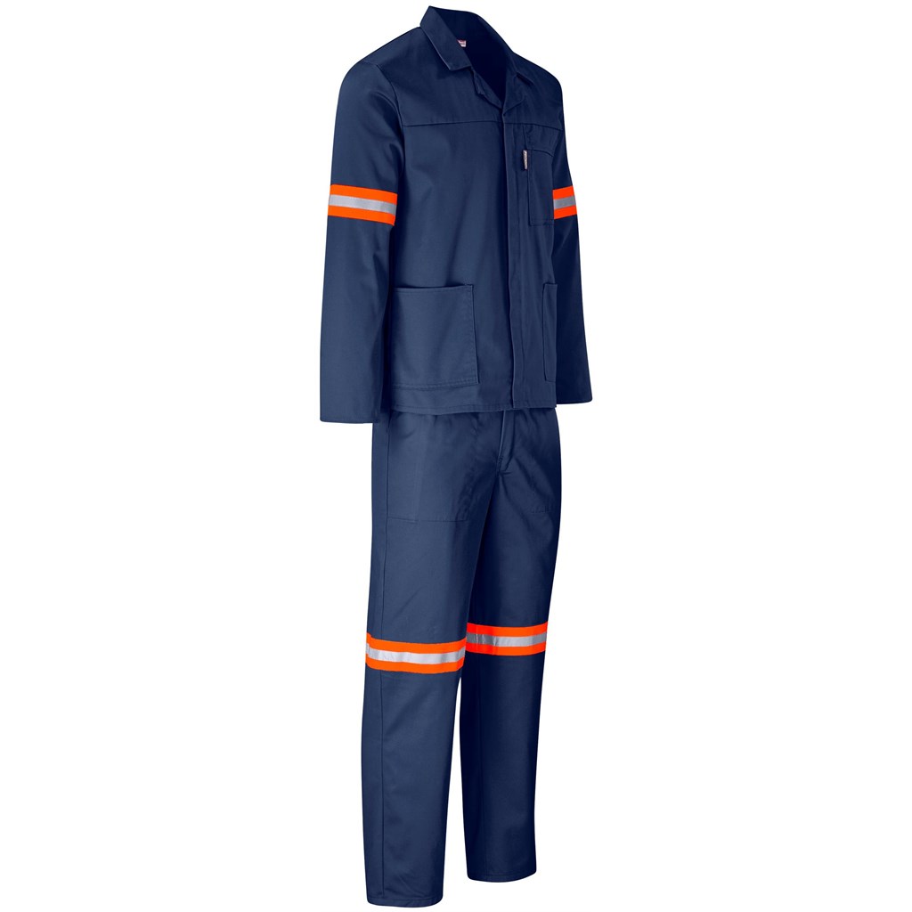 Trade Polycotton Conti - Suit Reflective Arms, Legs & Back - Orange Tape - Image 32