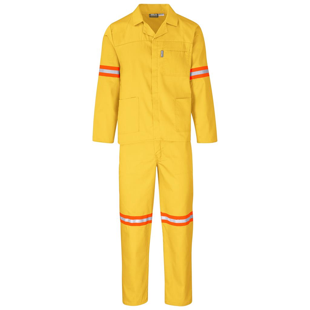 Trade Polycotton Conti - Suit Reflective Arms, Legs & Back - Orange Tape - Image 64