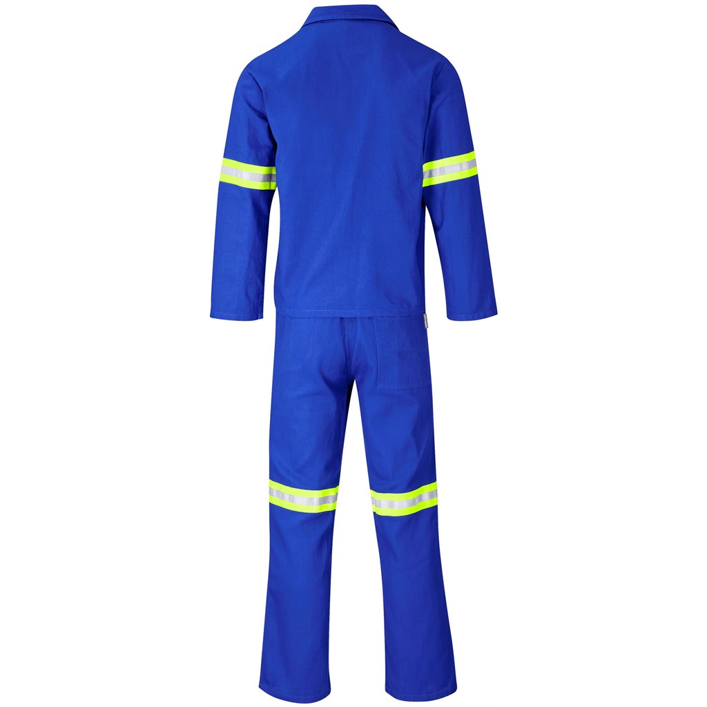 Technician 100% Cotton Conti Suit - Reflective Arms & Legs - Yellow Tape - Image 19