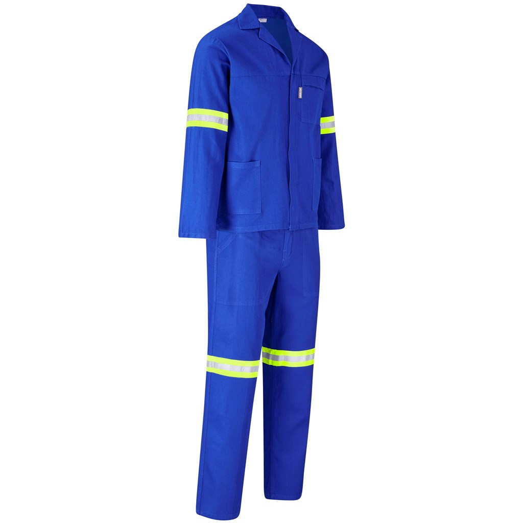 Technician 100% Cotton Conti Suit - Reflective Arms & Legs - Yellow Tape - Image 23