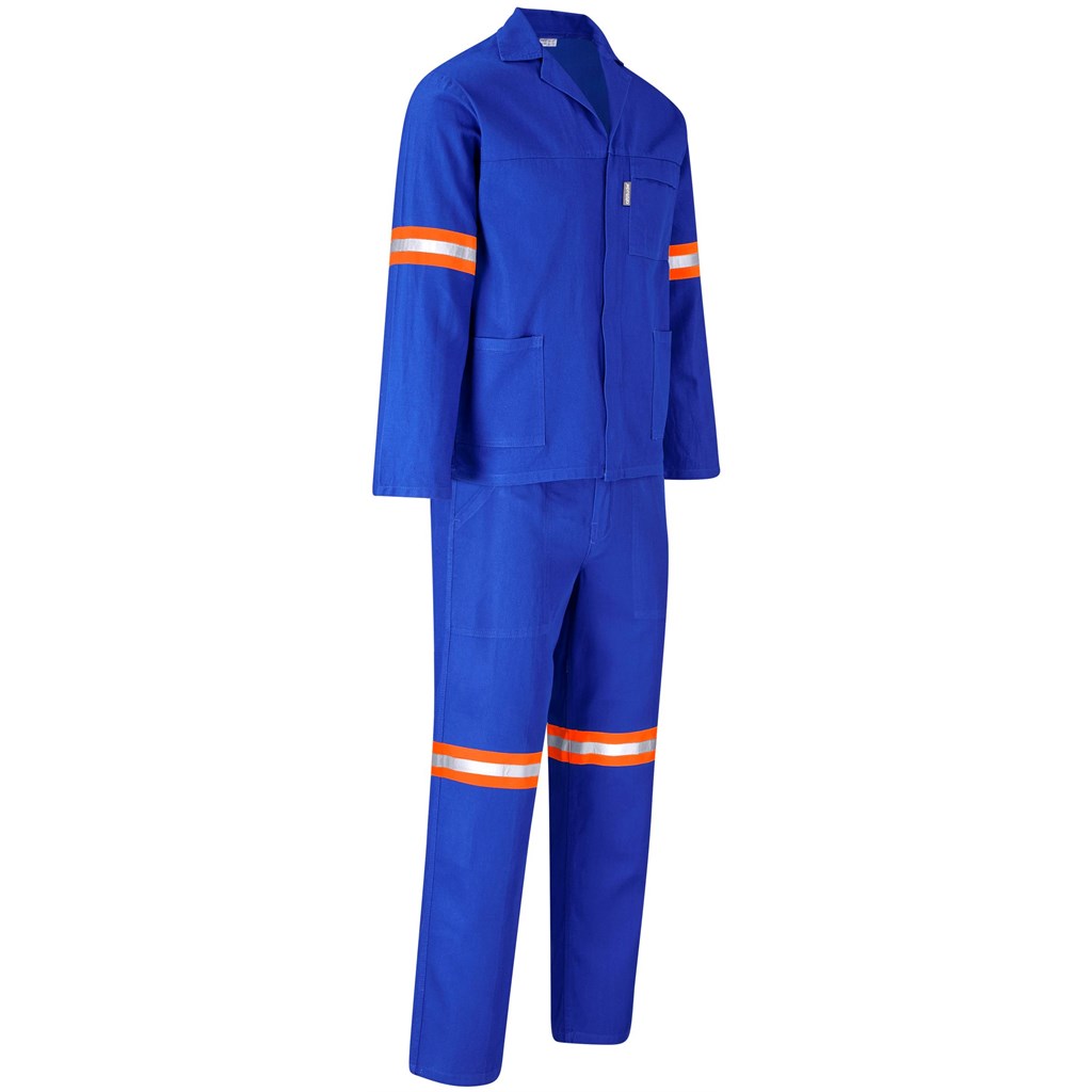 Technician 100% Cotton Conti Suit - Reflective Arms & Legs - Orange Tape - Image 16