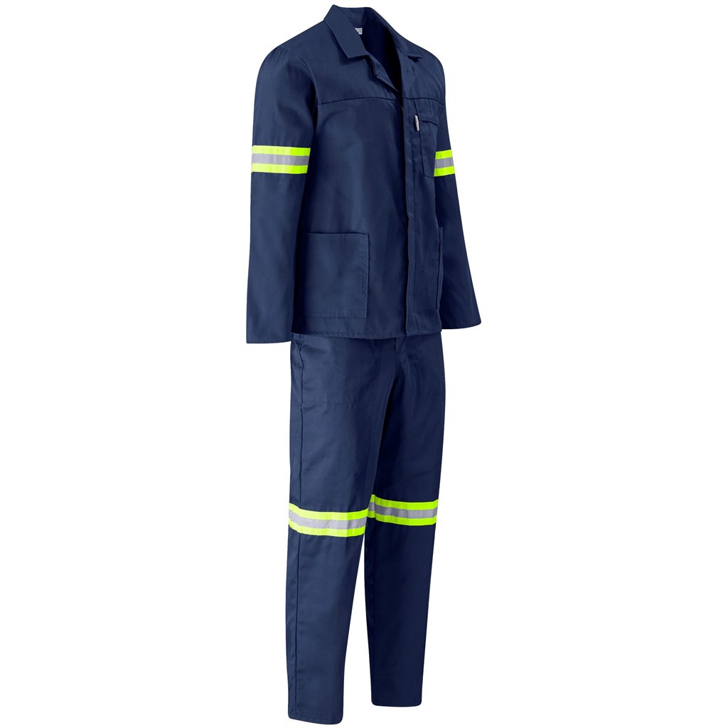 Trade Polycotton Conti Suit - Reflective Arms & Legs - Yellow Taped - Image 15