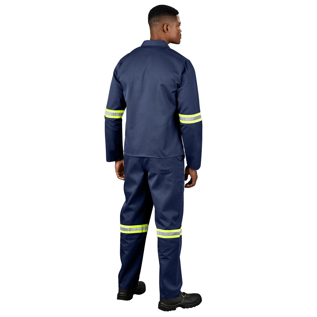 Trade Polycotton Conti Suit - Reflective Arms & Legs - Yellow Taped - Image 16