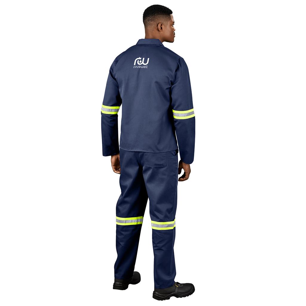 Trade Polycotton Conti Suit - Reflective Arms & Legs - Yellow Taped - Image 14