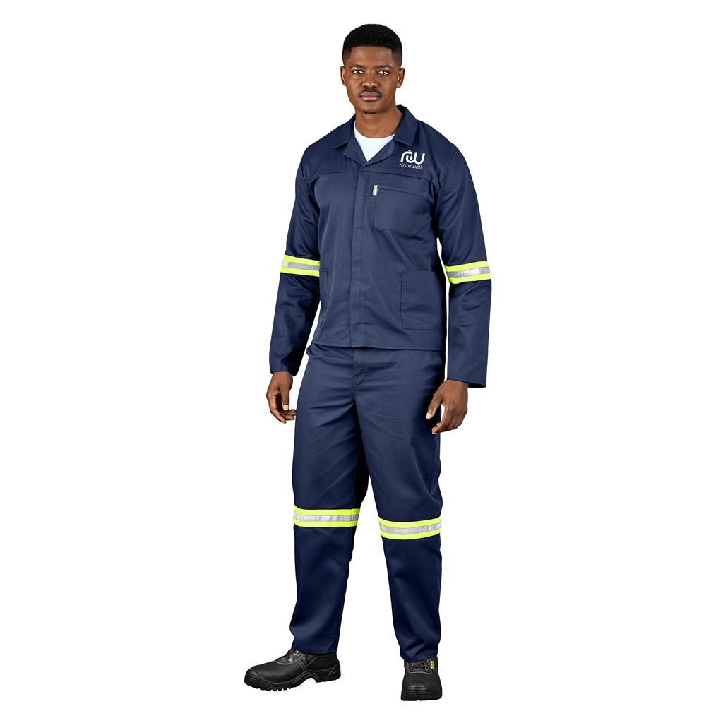 Trade Polycotton Conti Suit - Reflective Arms & Legs - Yellow Taped - Image 10