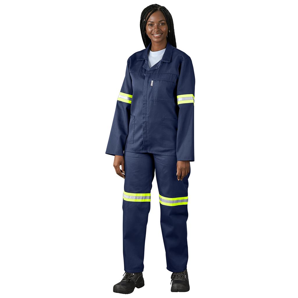 Trade Polycotton Conti Suit - Reflective Arms & Legs - Yellow Taped - Image 13