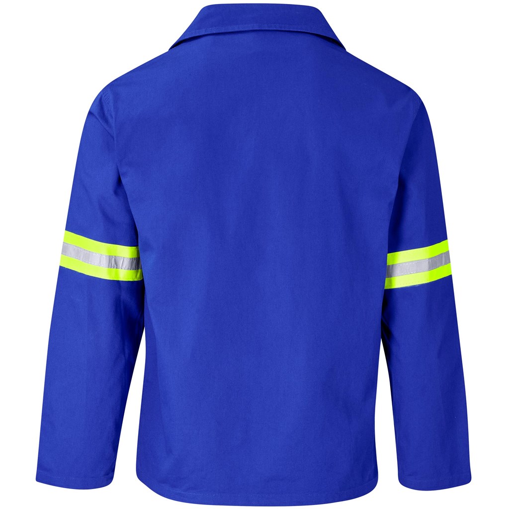 Artisan Premium 100% Cotton Jacket - Reflective Arms - Yellow Tape - Image 35