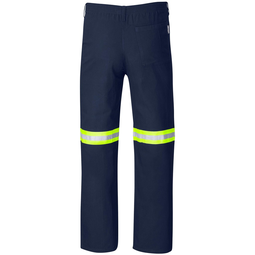 Artisan Premium 100% Cotton Pants - Reflective Legs - Yellow Tape - Image 18