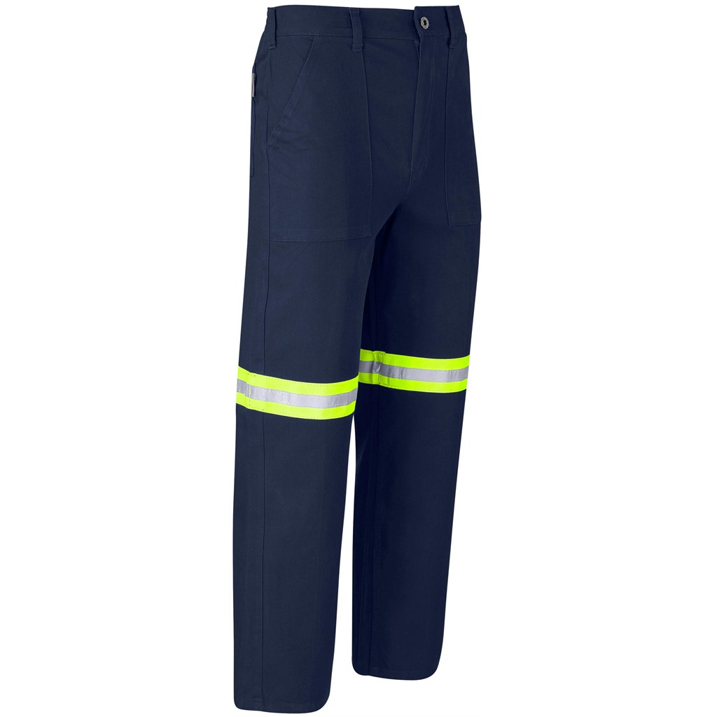 Artisan Premium 100% Cotton Pants - Reflective Legs - Yellow Tape - Image 19