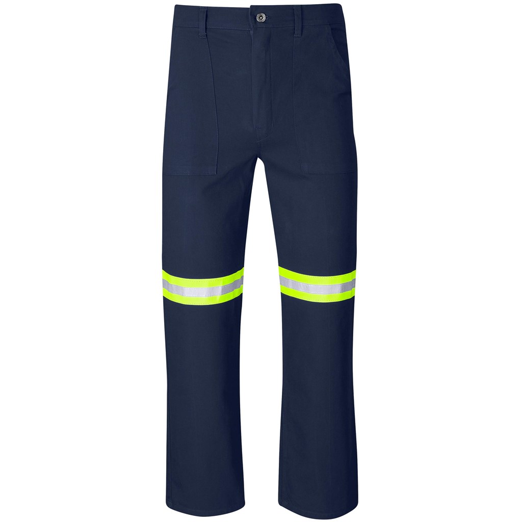 Artisan Premium 100% Cotton Pants - Reflective Legs - Yellow Tape - Image 17