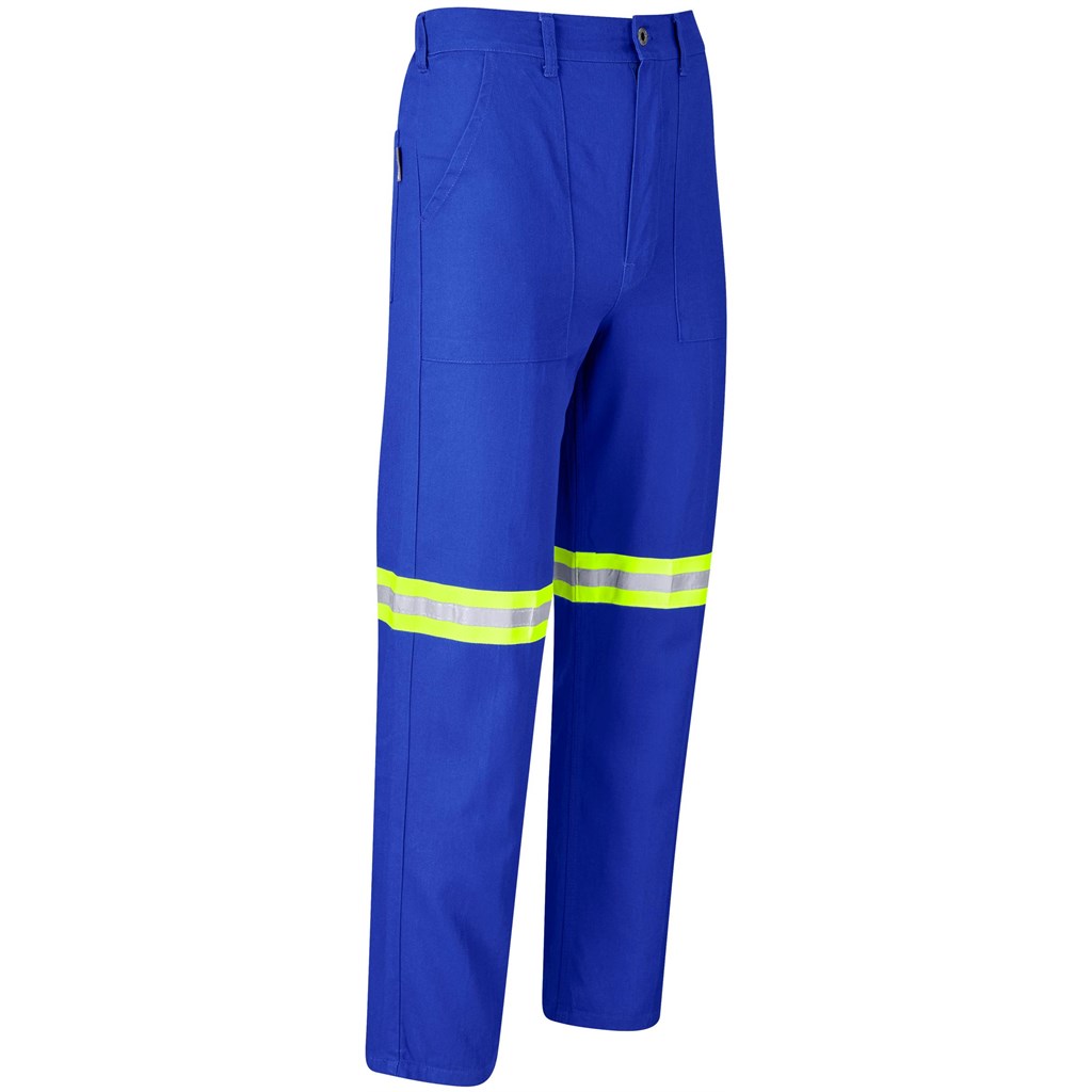 Artisan Premium 100% Cotton Pants - Reflective Legs - Yellow Tape - Image 21