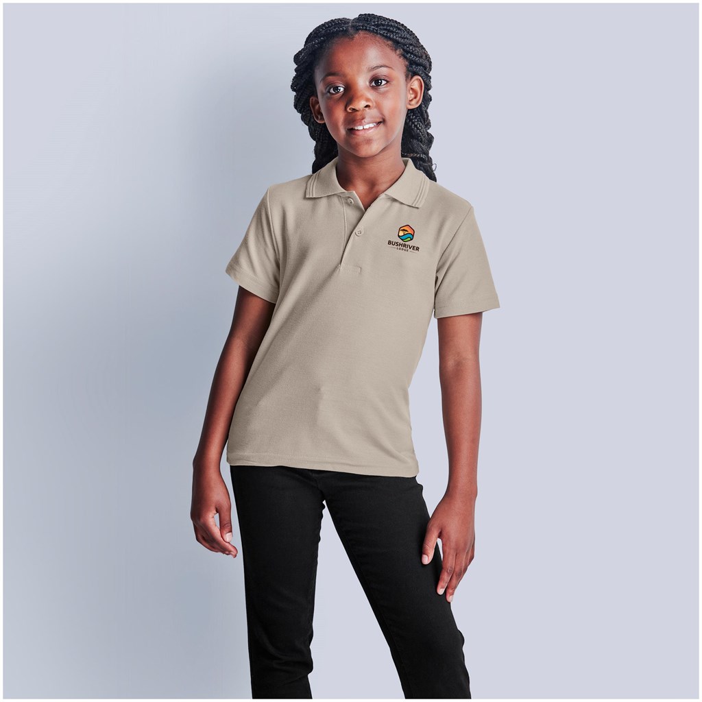 Kids Basic Pique Golf Shirt - Image 2