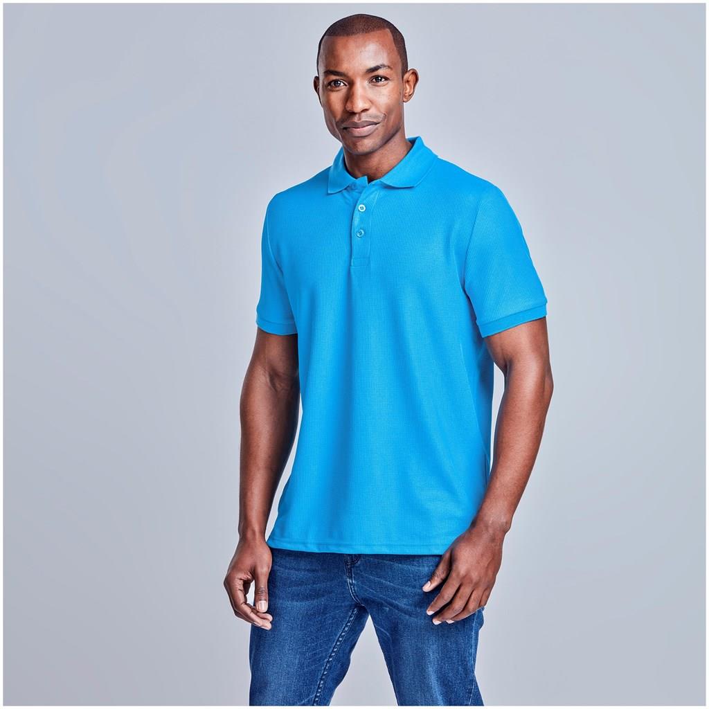 Mens Exhibit Golf Shirt - Image 2