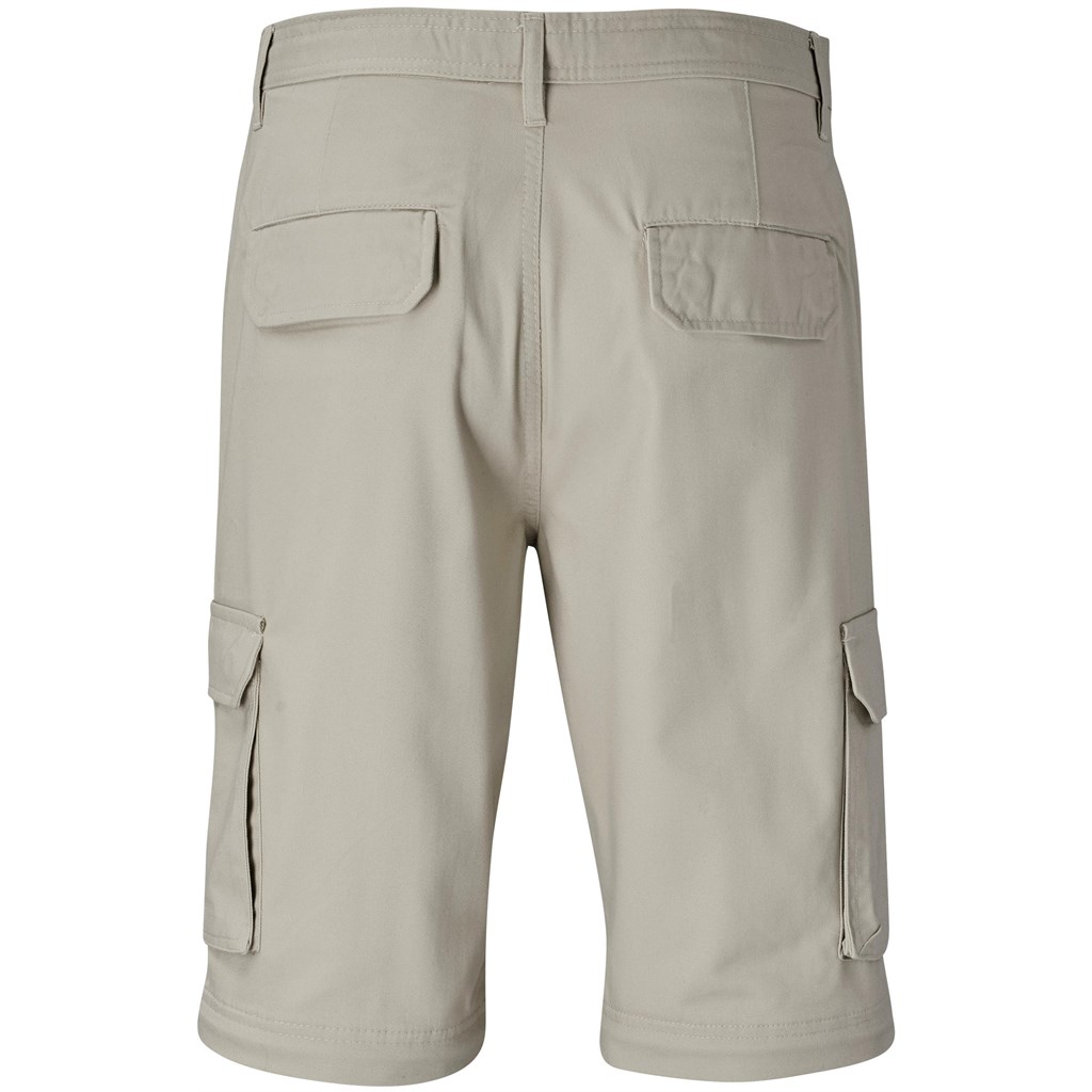 Mens Cargo Zip Off Pants - Stone - Image 17
