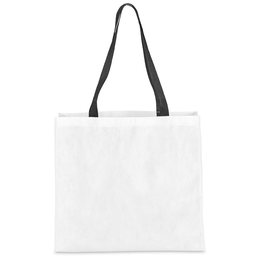 Hoppla Footloose Recycled PET Stitch-Bond Shopper - Image 4