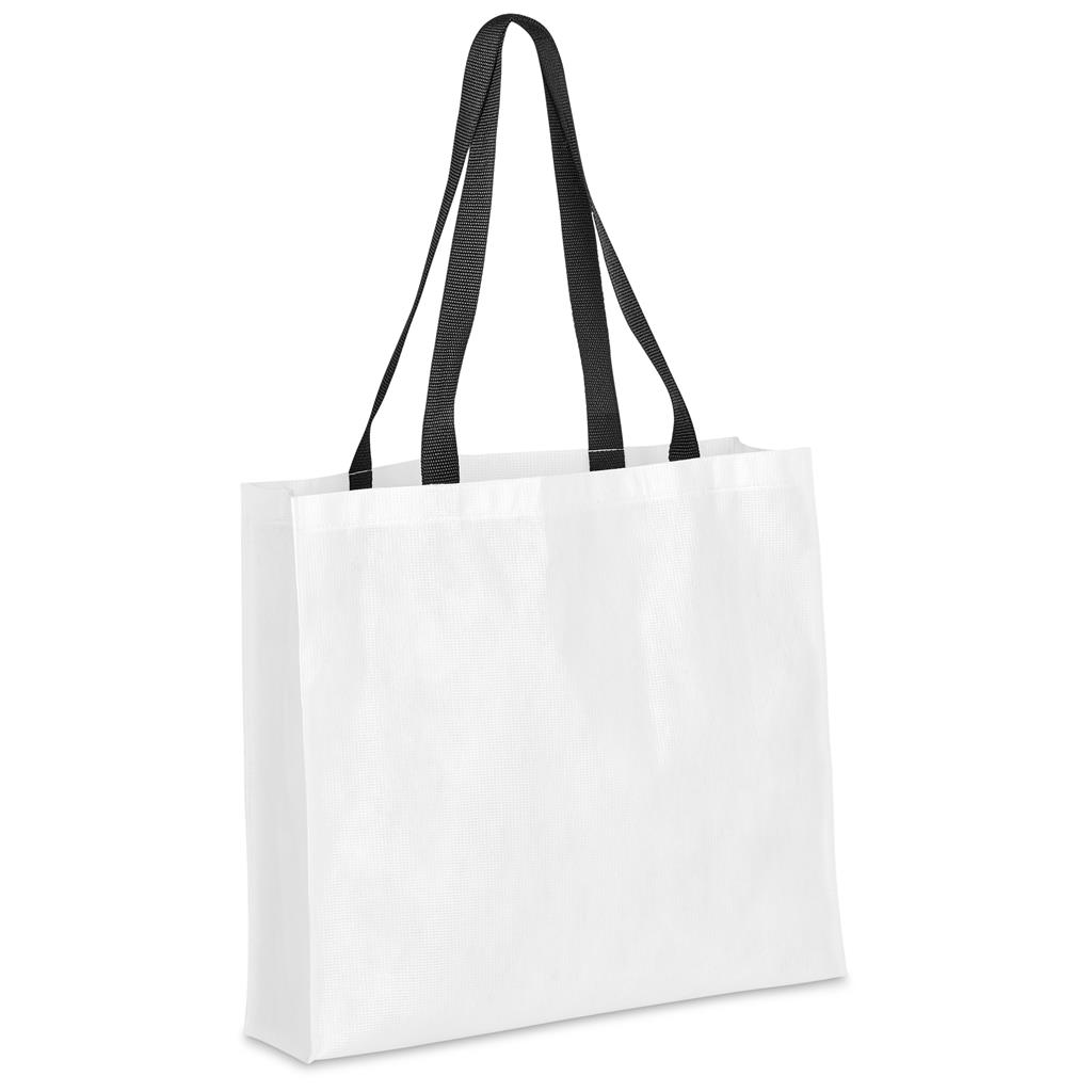Hoppla Footloose Recycled PET Stitch-Bond Shopper - Image 3