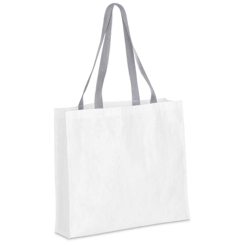 Hoppla Footloose Recycled PET Stitch-Bond Shopper - Image 7
