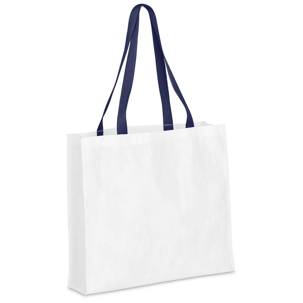 Hoppla Footloose Recycled PET Stitch-Bond Shopper - Image 8