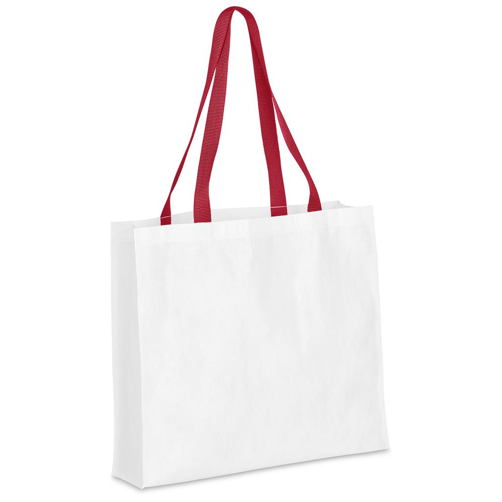 Hoppla Footloose Recycled PET Stitch-Bond Shopper - Image 11