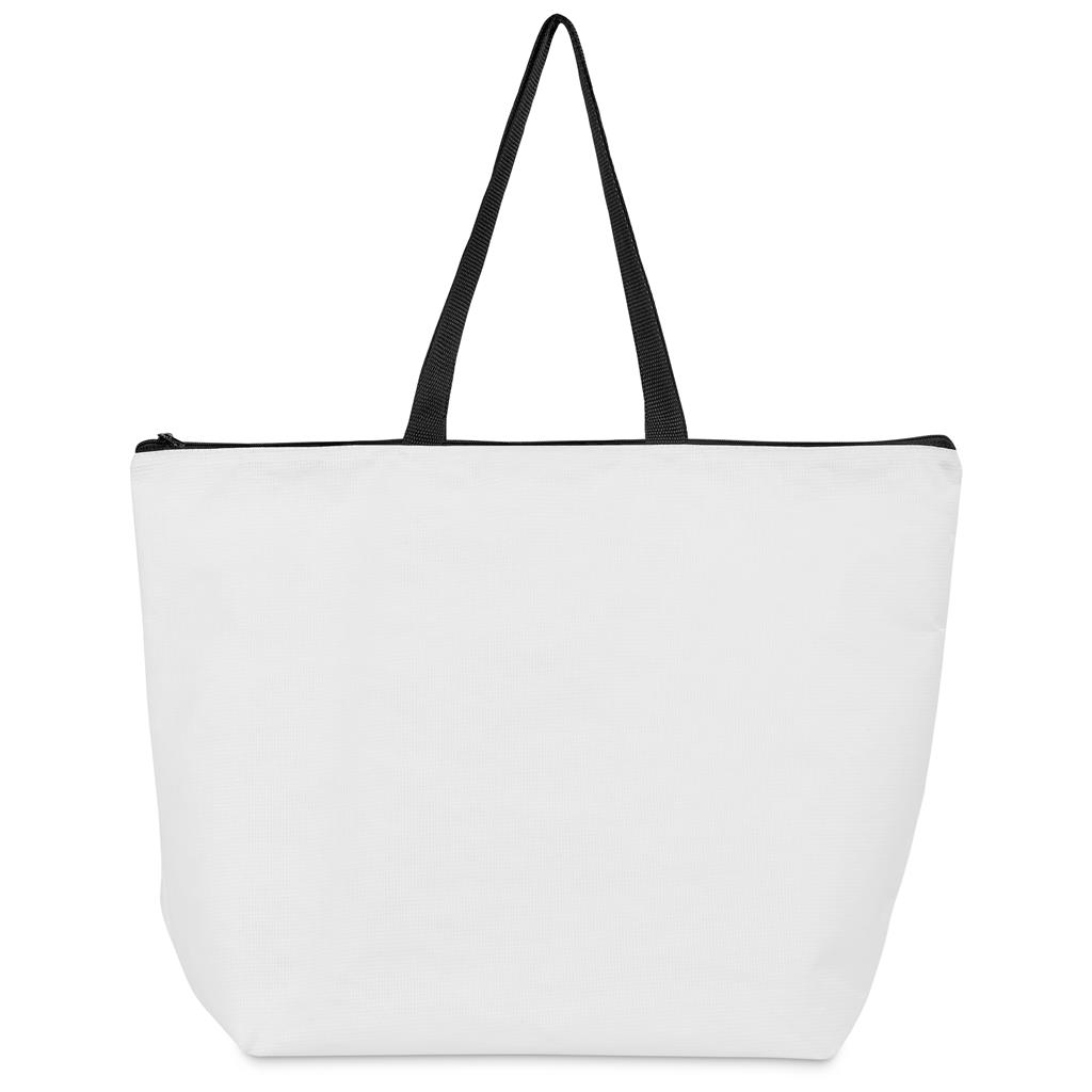 Hoppla Skyline Recycled PET Stitch-Bond Shopper With Zip - Image 8