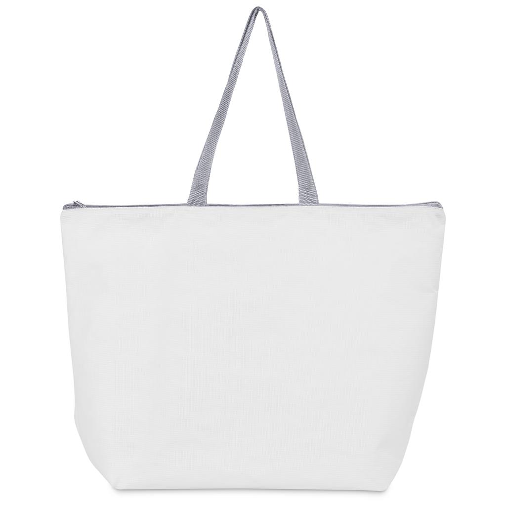 Hoppla Skyline Recycled PET Stitch-Bond Shopper With Zip - Image 10