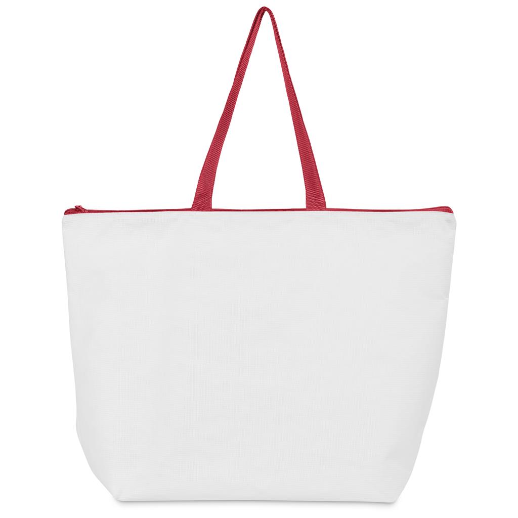Hoppla Skyline Recycled PET Stitch-Bond Shopper With Zip - Image 14