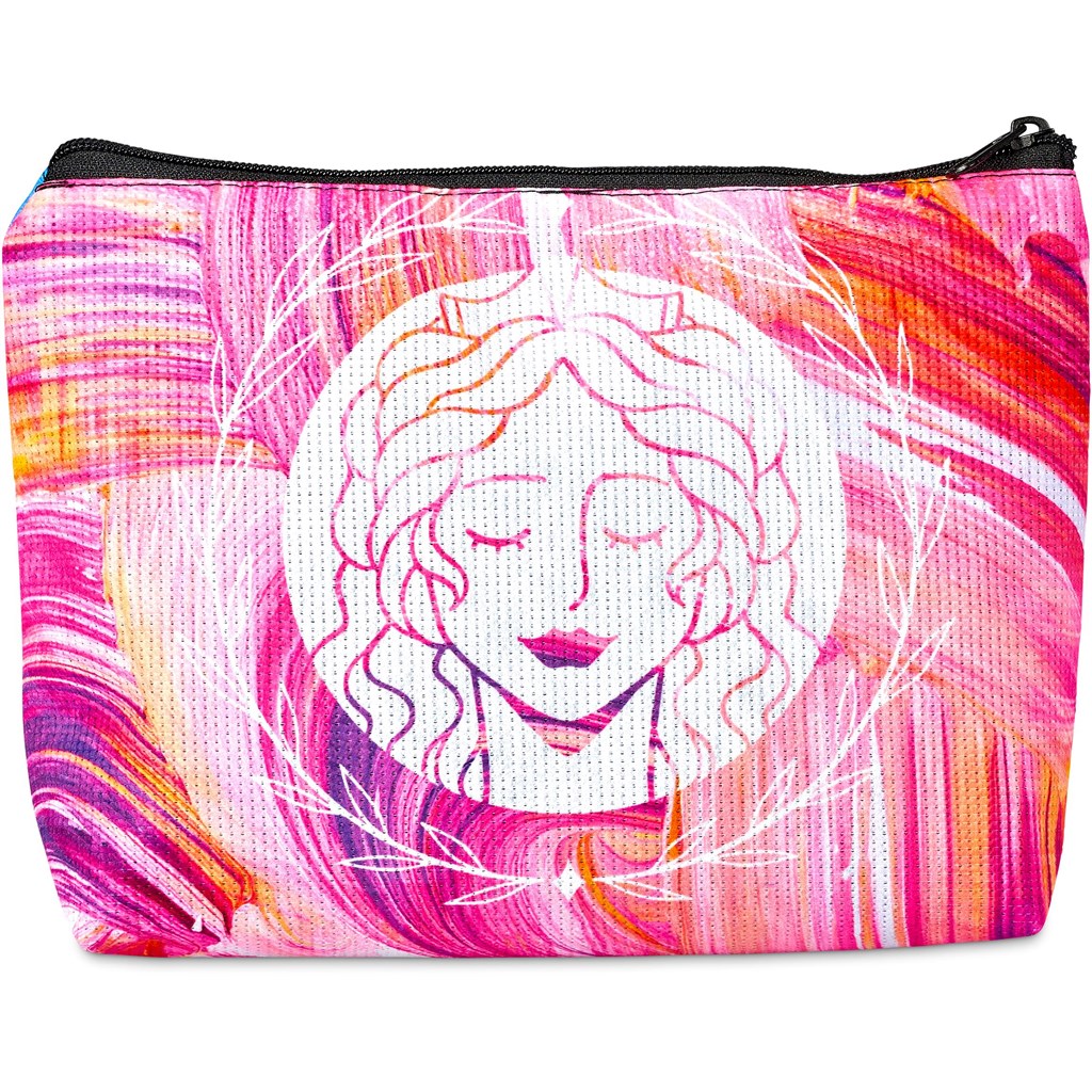 Hoppla Leanne Recycled PET Stitch-Bond Maxi Toiletry Bag - Image 2