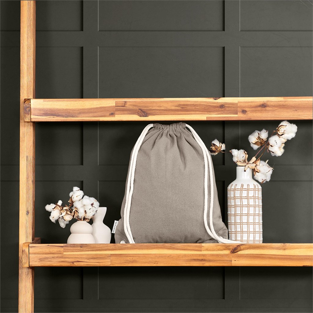Okiyo Kinchaku Recycled Canvas Drawstring Bag - Image 8
