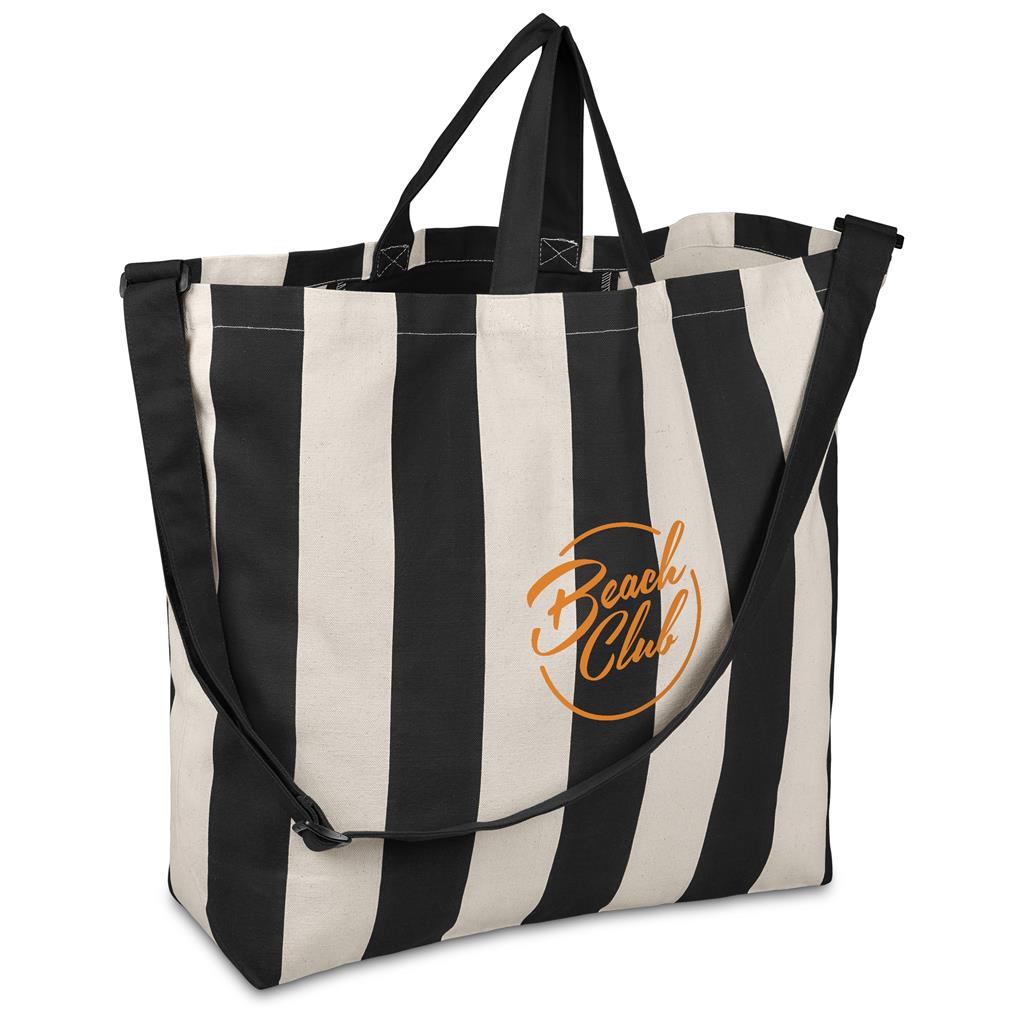Okiyo Natsuri Recycled Cotton Canvas Large Beach Bag - Image 8