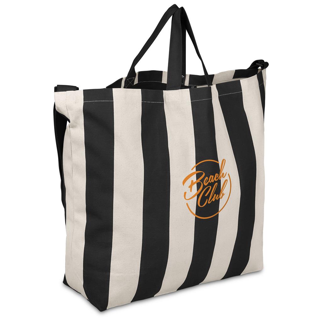 Okiyo Natsuri Recycled Cotton Canvas Large Beach Bag - Image 7
