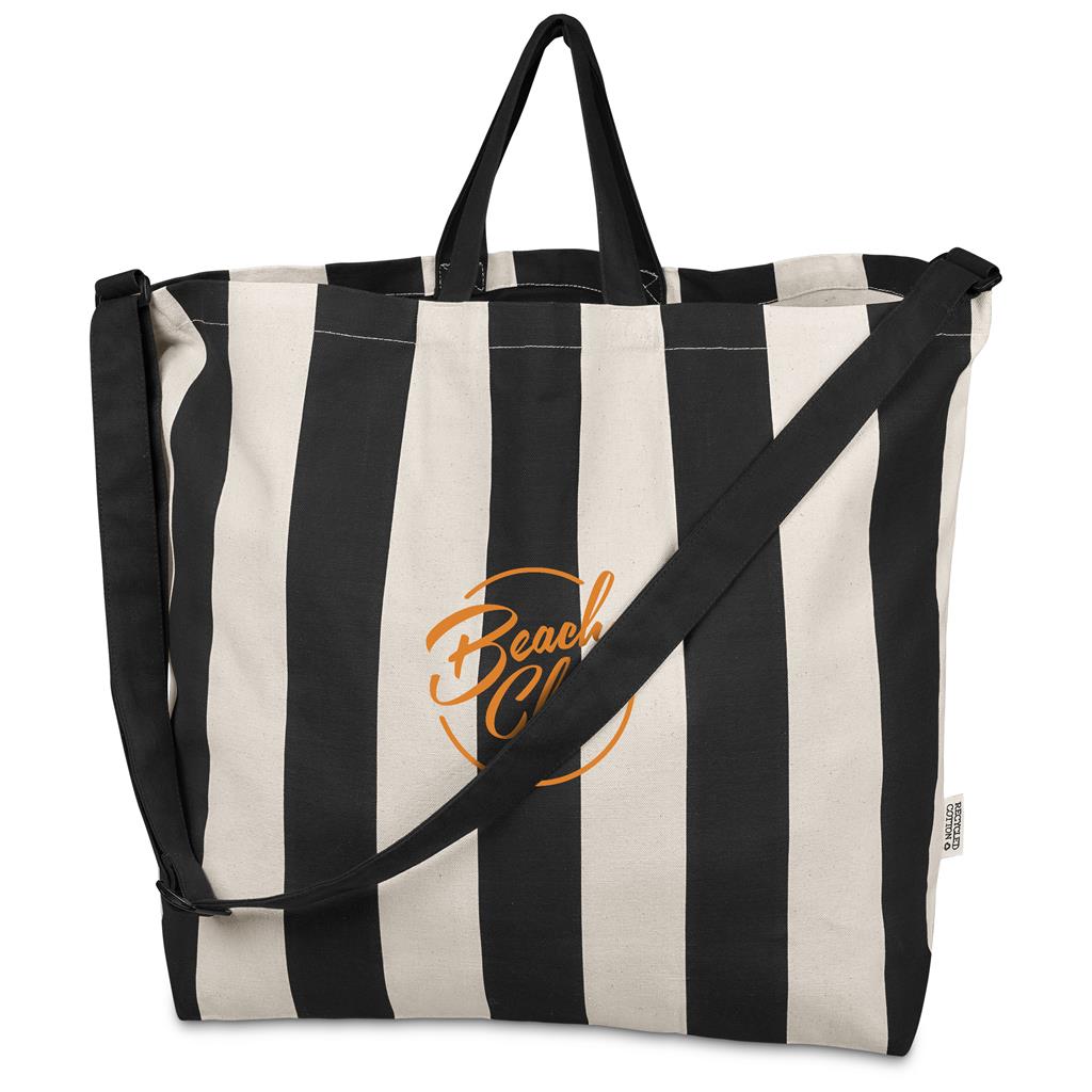 Okiyo Natsuri Recycled Cotton Canvas Large Beach Bag - Image 14