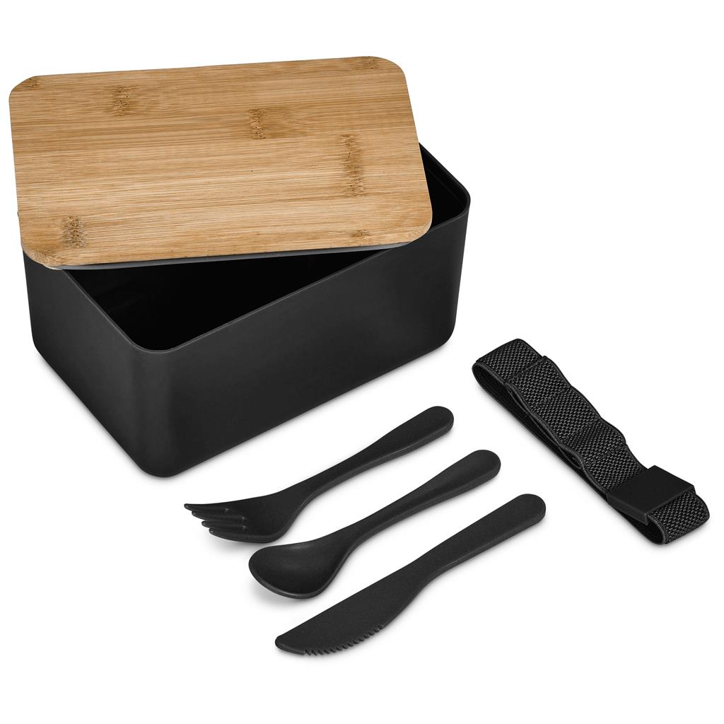 Okiyo Pasuta Recycled Plastic & Bamboo Lunch Box - Image 6