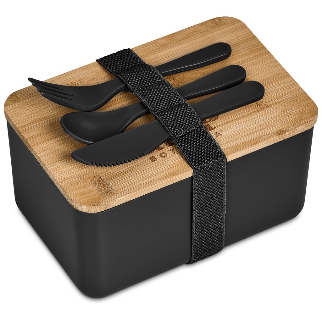 Okiyo Pasuta Recycled Plastic & Bamboo Lunch Box - Image 5
