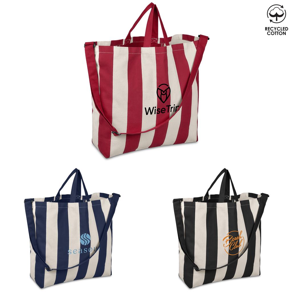 Okiyo Natsuri Recycled Cotton Canvas Large Beach Bag - Image 40